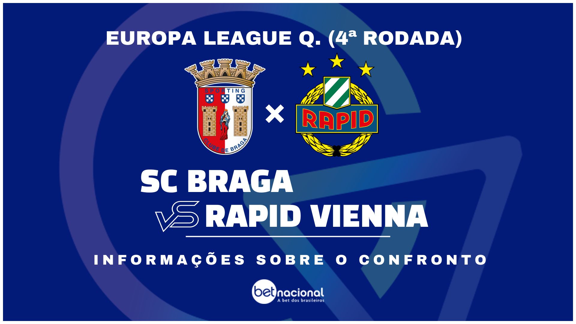 SC Braga x Rapid Vienna onde assistir horário escalações e