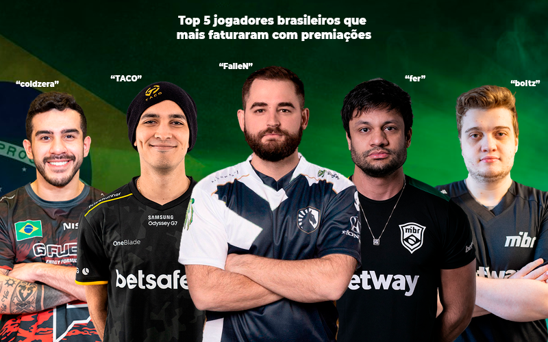 CS:GO: Top 5 jogadores brasileiros que mais faturaram com premiações
