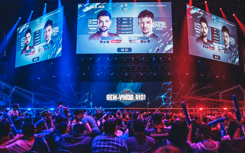 CBLoL - Campeonato Brasileiro de League of Legends 2019 no Rio - 07/09/2019  - F5 - Fotografia - Folha de S.Paulo