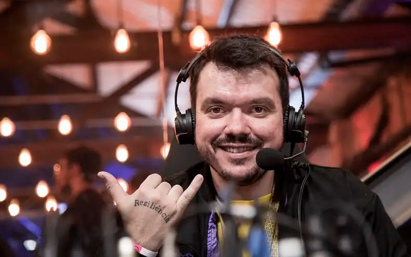 Gaules é o terceiro streamer mais popular em Esportes na Twitch, esports