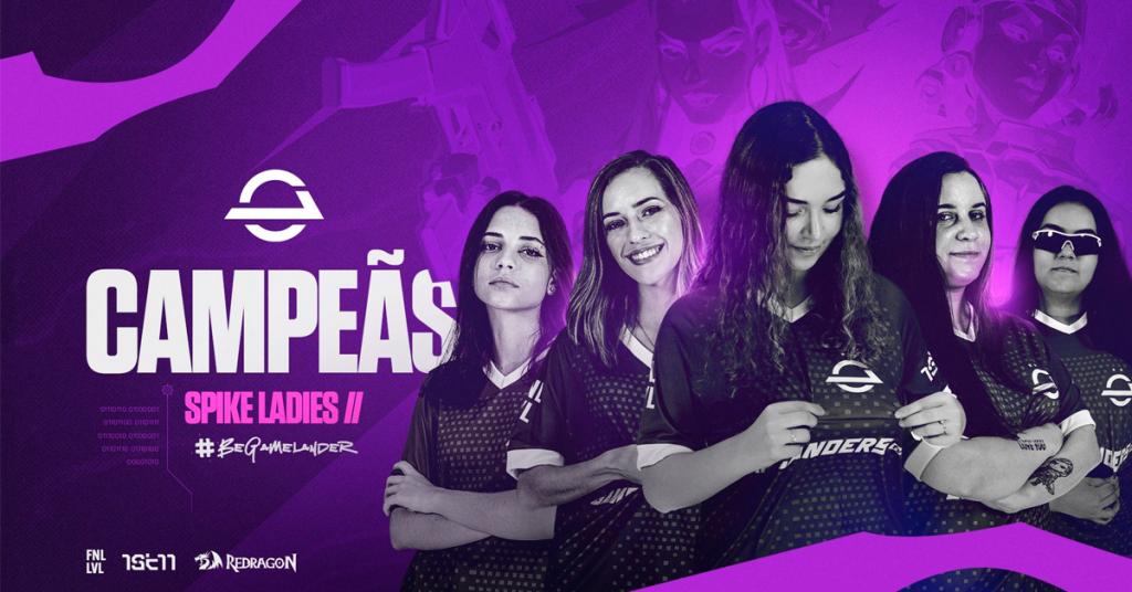 Valorant: Gamelanders Purple é campeã da Spike Ladies 2