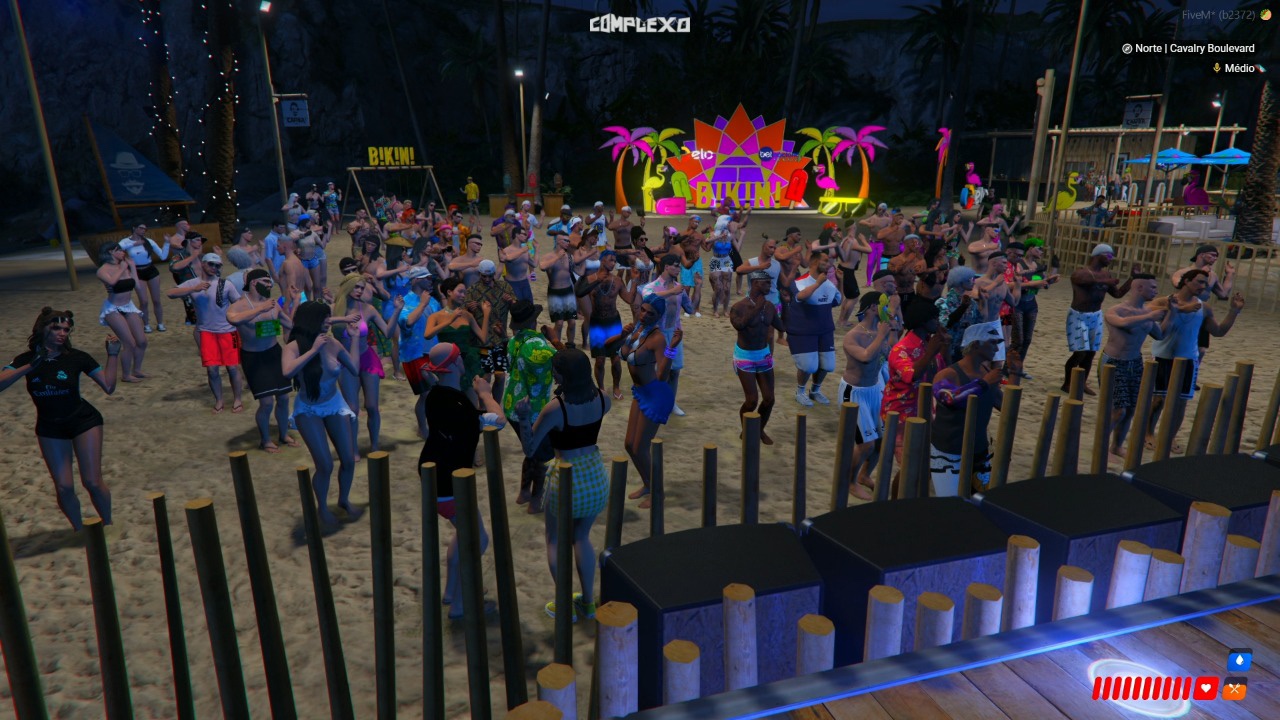 BIKINI, a festa da Carva no metaverso do GTA RP