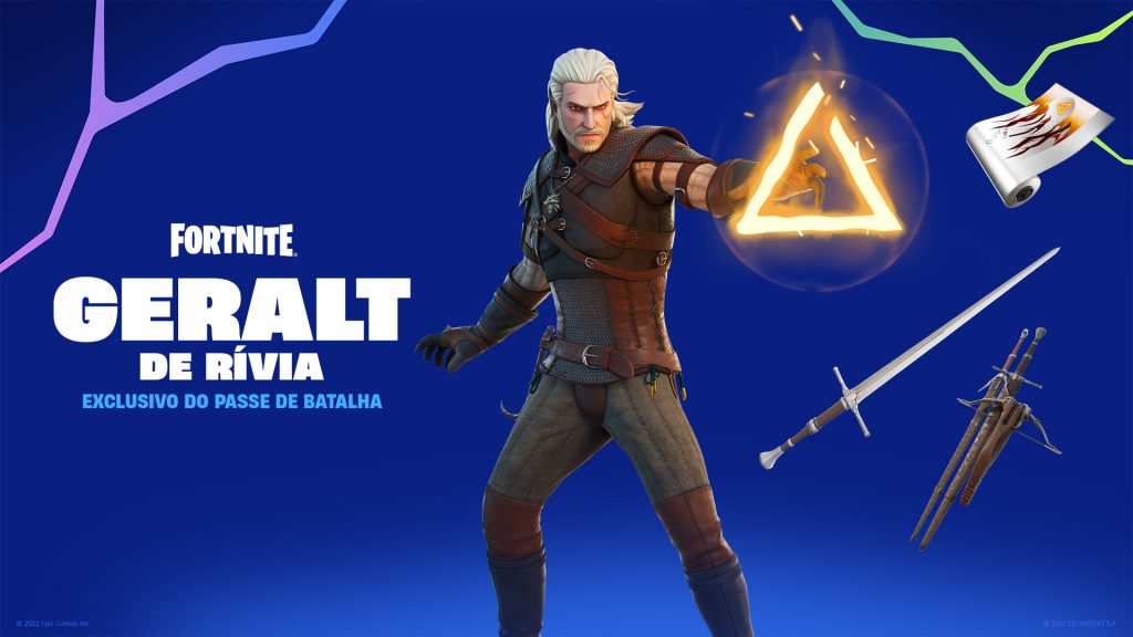 Fortnite: Geralt de Rívia chega ao jogo