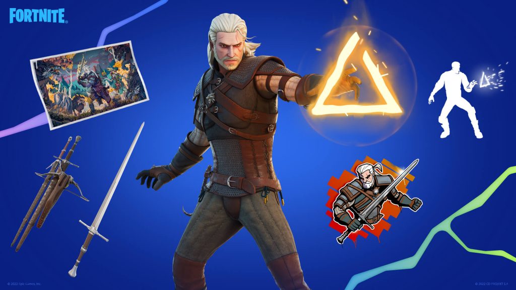 Fortnite recebe skin de Geralt de Rívia