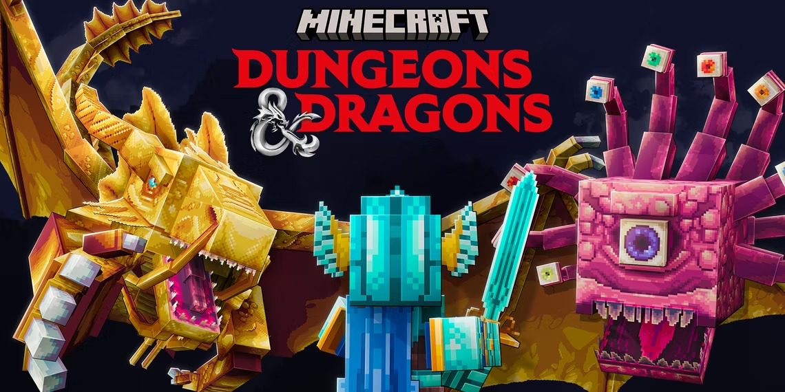 Dungeons & Dragons & Minecraft. (Imagem: Reprodução/D&D Direct)