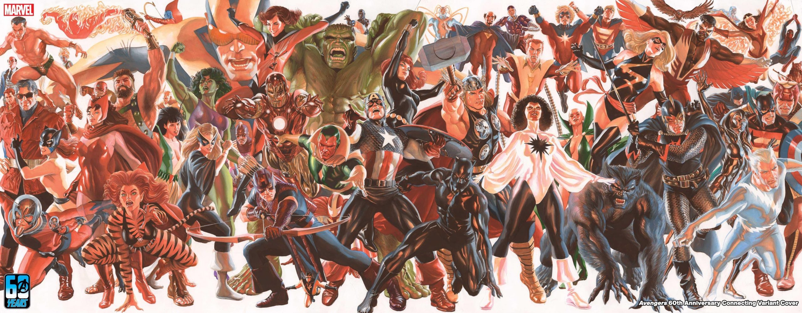 Arte de Alex Ross. (Imagem: Reprodução/Marvel)