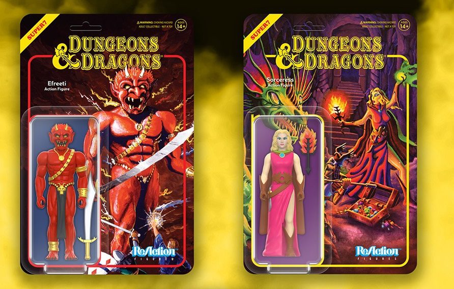 Monstros das capas clássicas de D&D ganham vida como action figures