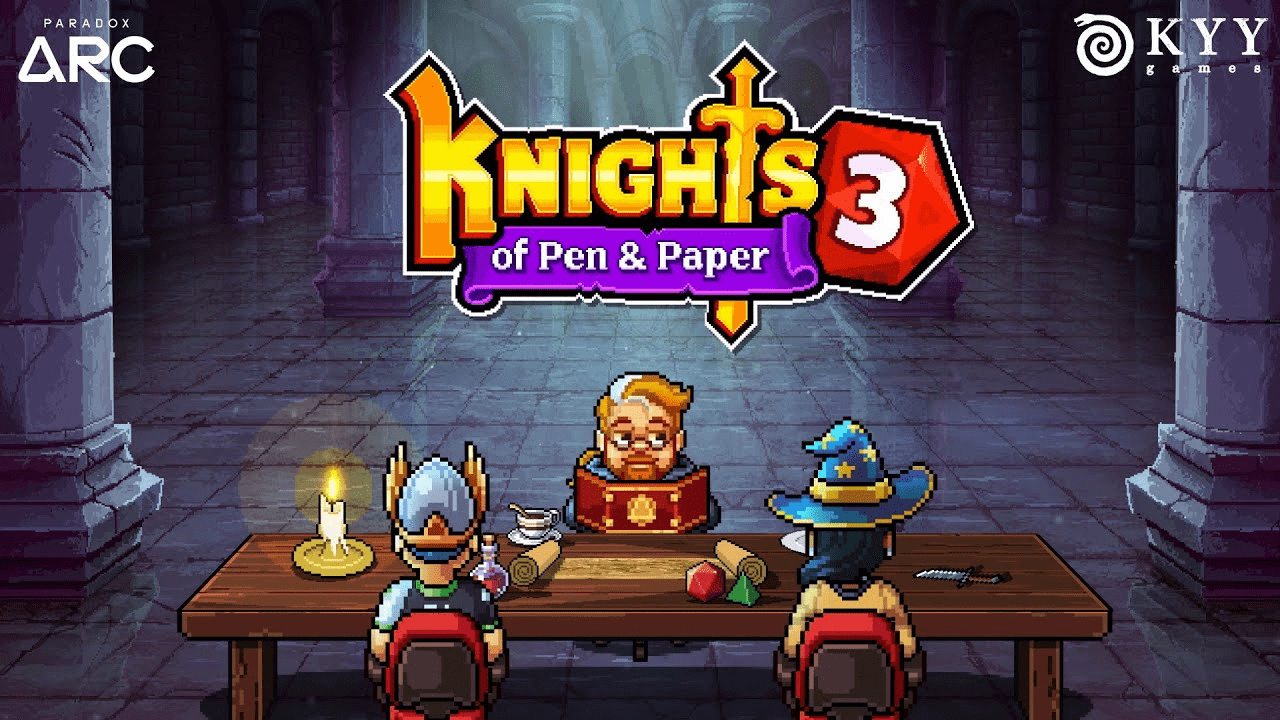 Com origens brasileiras, Knights of Pen and Paper 3 é anunciado