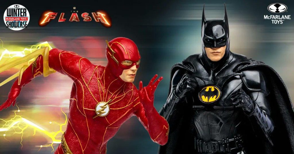 The Flash: McFarlane Toys lança estatuetas de Flash e Batman