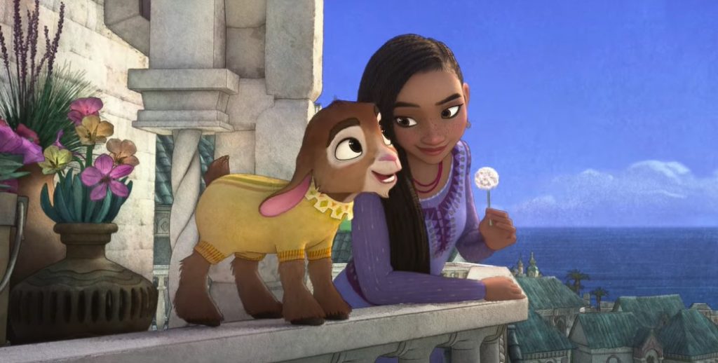 Em Wish, Asha (Ariana DeBose)é uma jovem sonhadora. (Imagem: Reprodução/Disney)