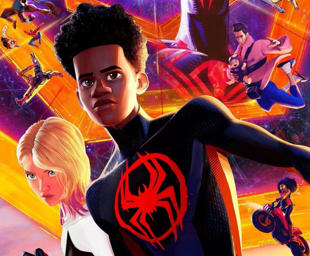 Miles Morales se prepara para uma Guerra-Aranha em Homem-Aranha: Através do Aranhaverso. (Imagem: Reprodução/Sony)