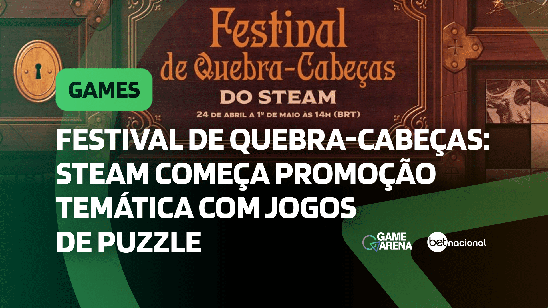 Festival de Quebra-Cabeças: Steam começa promoção temática com