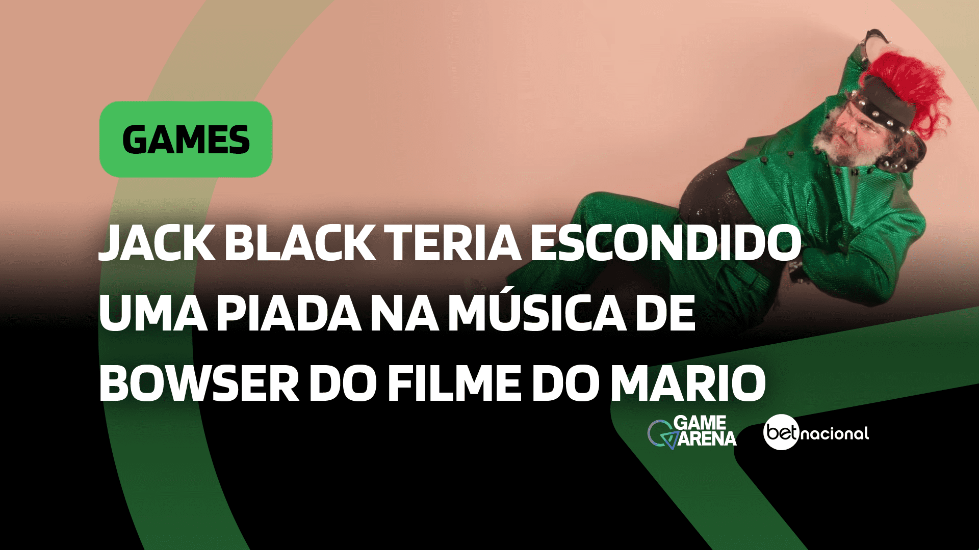 Jack Black teria escondido uma piada na música de Bowser do filme do Mario  - Game Arena