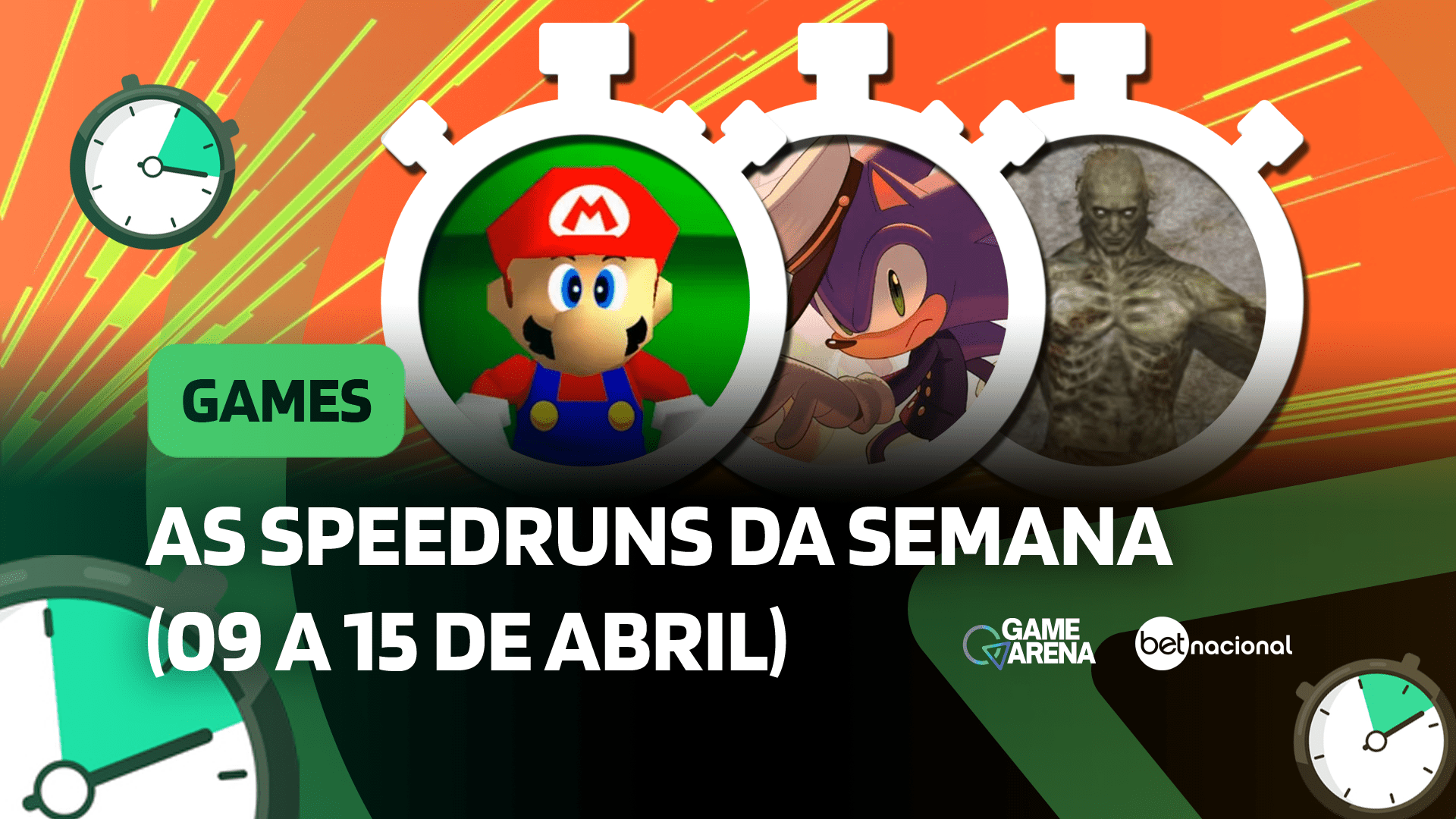 As Speedruns da semana (16 a 21 de abril) - Game Arena