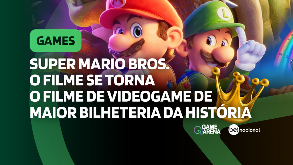 Super Mario Bros se torna uma das maiores bilheterias