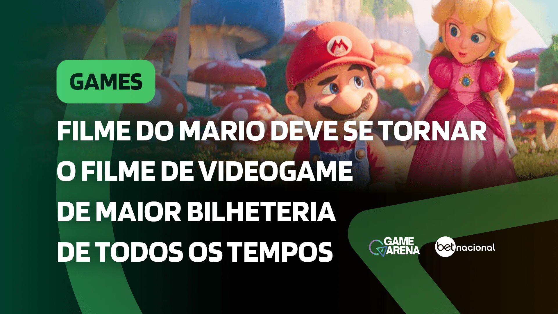 O filme Super Mario Bros se tornou o lançamento de cinema de maior