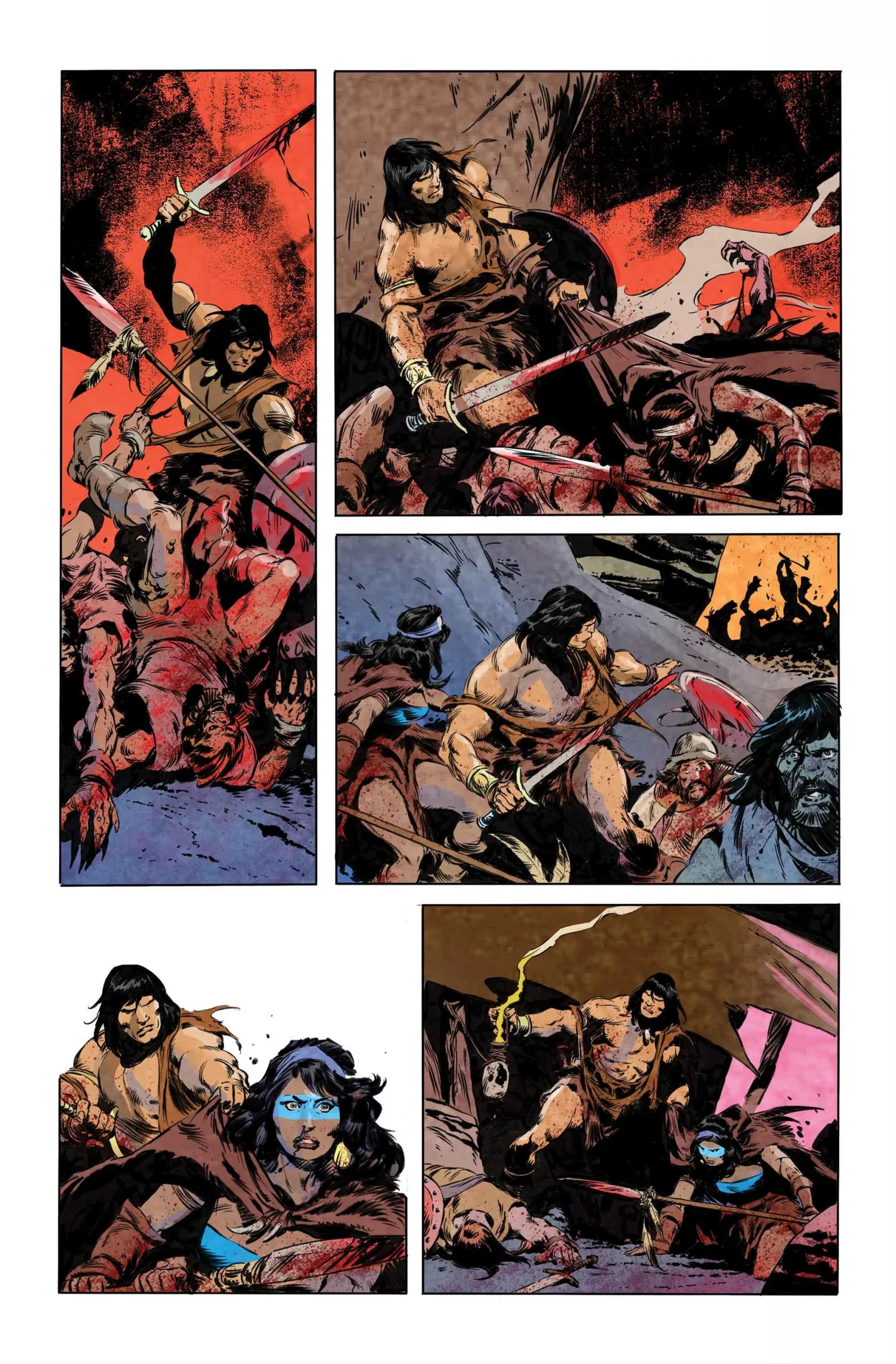 Prévia de Conan the Barbarian #1 (Imagem: Reprodução)