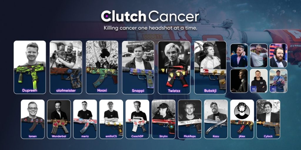 CS:GO: Estrelas participam de campanha contra o câncer