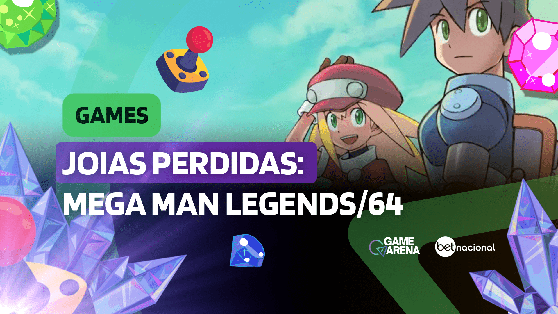 Joias Perdidas: Mega Man Legends/64 - Game Arena