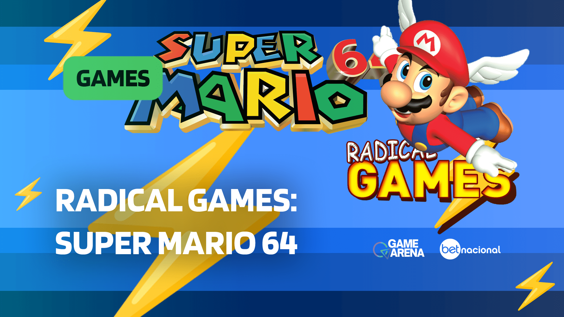 ⚡ Radical Games: Super Mario 64 em um review eletrizante - Game Arena