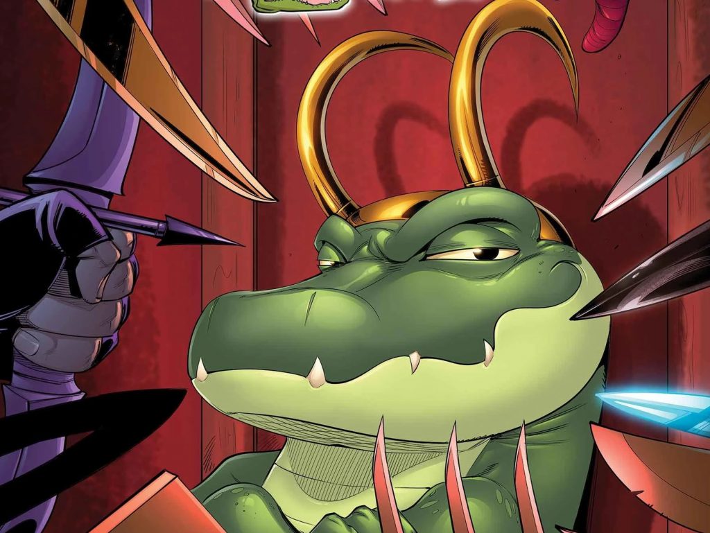 A nova HQ da Marvel, Alligator Loki #1 será lançada em 13 de setembro, nas lojas nos EUA. (Imagem: Reprodução)