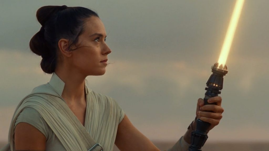 Rey (Daisy Ridley) em Star Wars: A Ascensão Skywalker