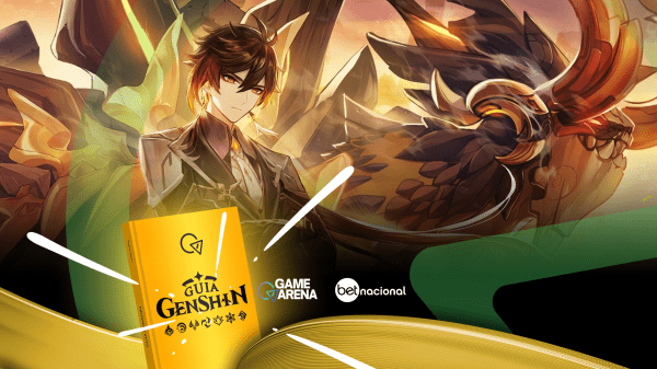 Genshin impacto jogo cartaz personagens masculinos zhong li anime