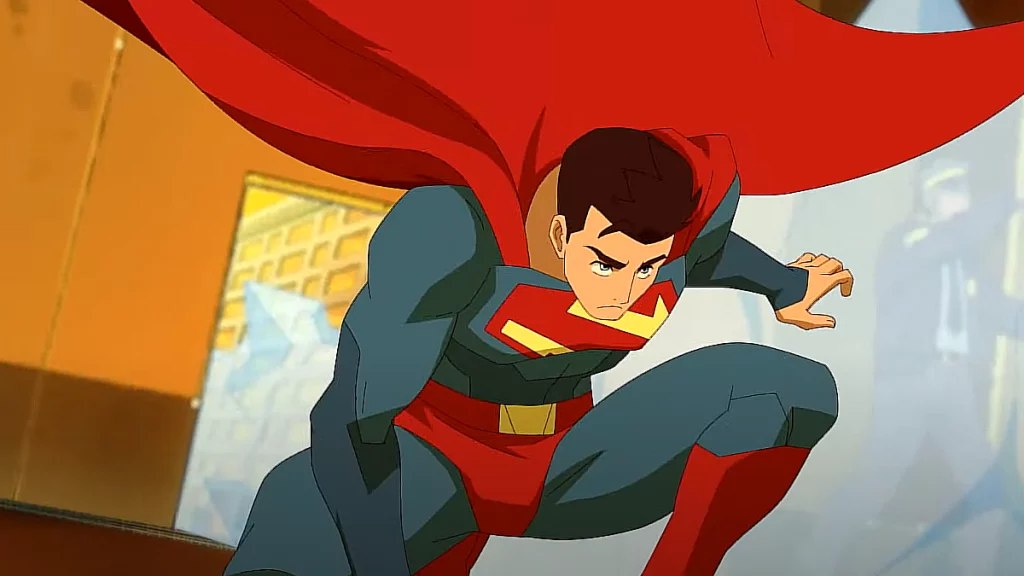 A animação acompanha Clark enquanto ele constrói sua identidade secreta do Superman e abraça seu papel como o herói de Metrópolis.