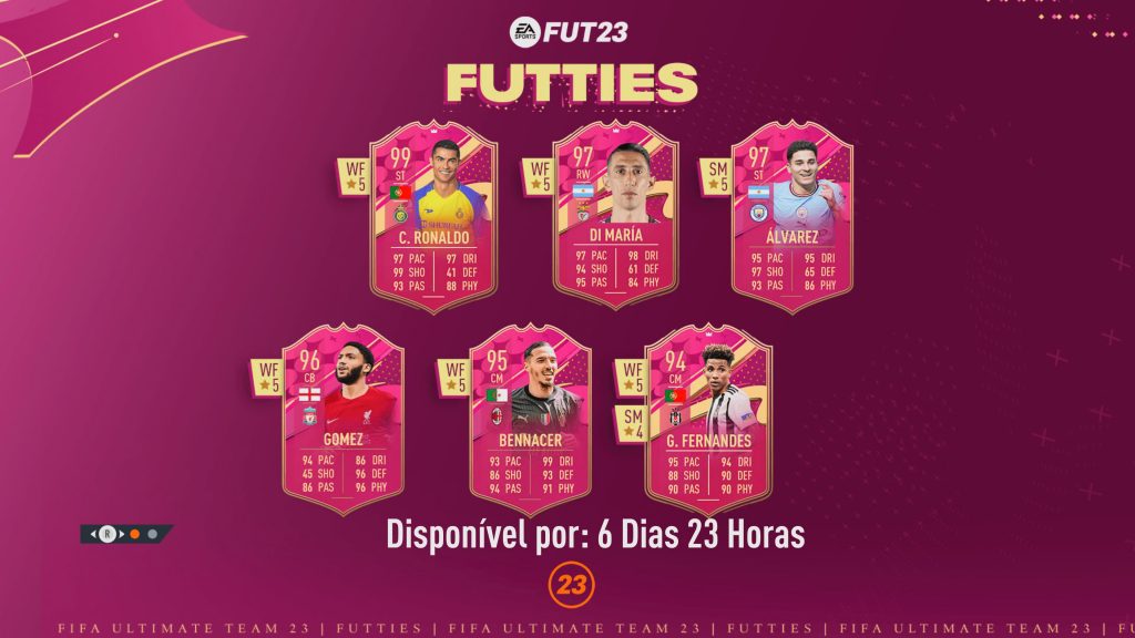 Jogadores FUTTIES Time 2 Valem a Pena? Os melhores jogadores chegaram no  FIFA 23 Ultimate Team 