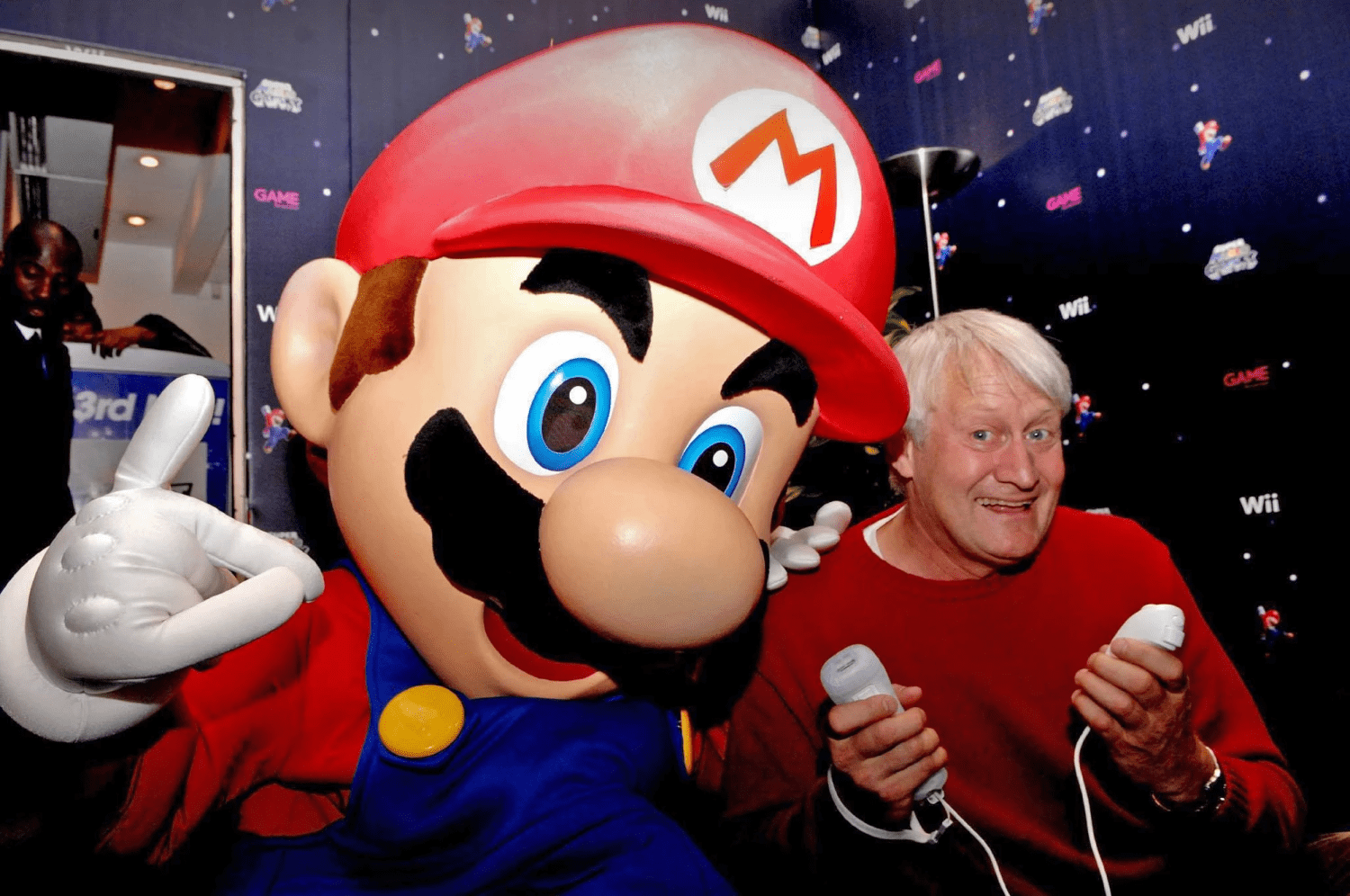 Charles Martinet, eterno ator de voz do Mario.