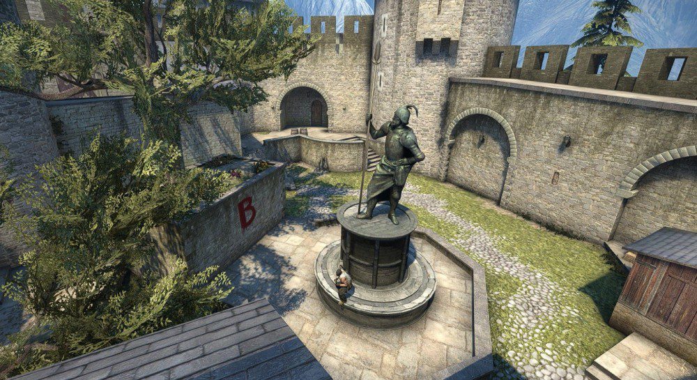 Cobblestone é um dos mapas mais populares do CS:GO.