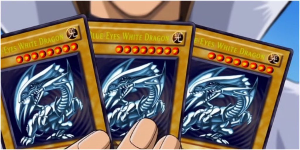 Yu-Gi-OH! Seto Kaiba e seus Dragões Brancos de Olhos Azuis
