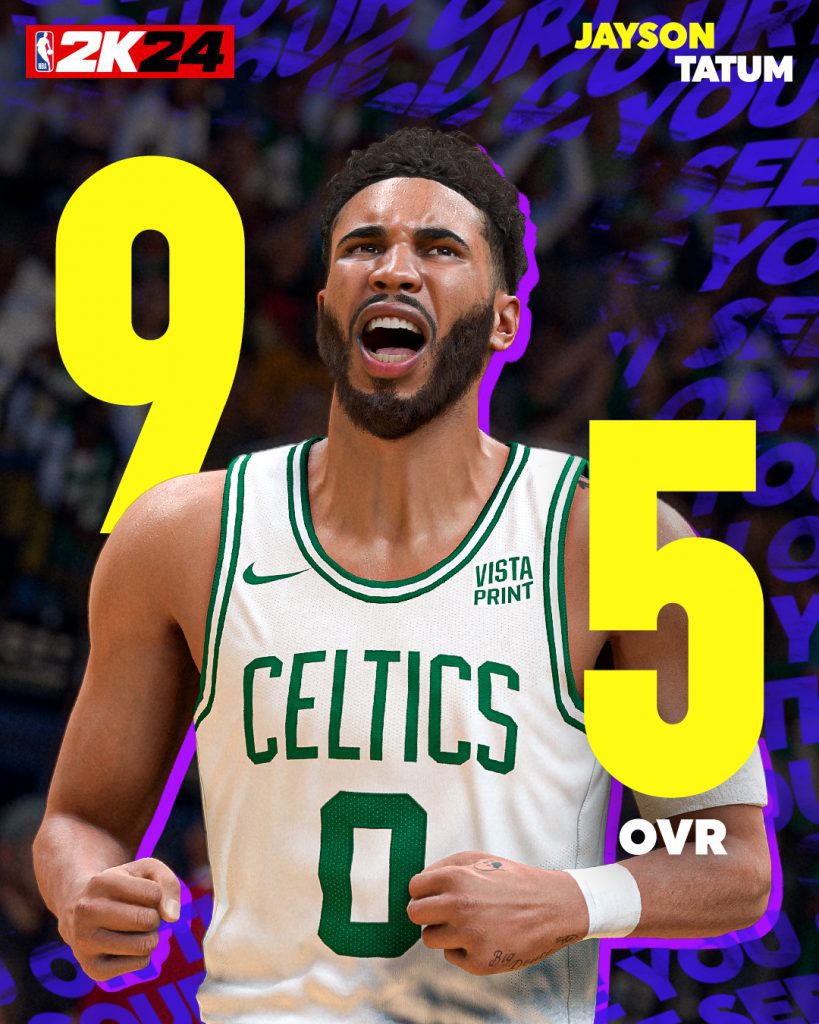 Classificação de Jayson Tatum no NBA 2K24