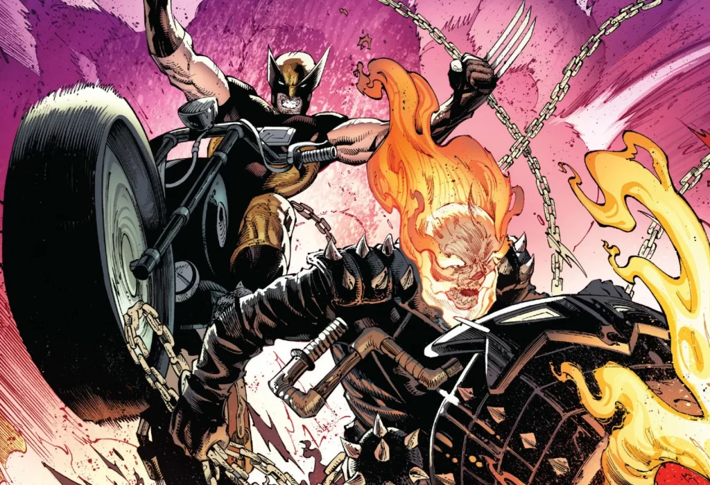 Wolverine e Motoqueiro Fantasma juntos contra um assassino serial