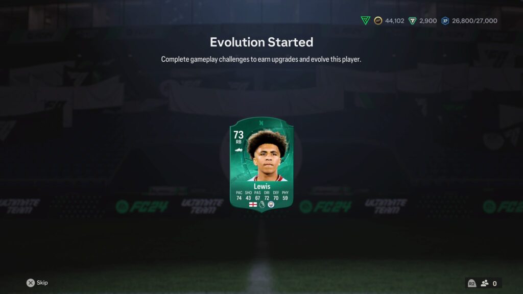 EA Sports FC 24 Evoluções Lewis