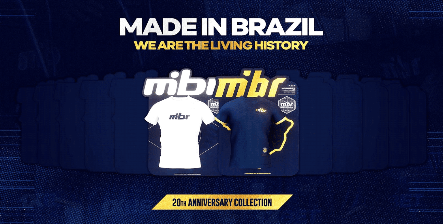 Com Jerseys Lend Rias Mibr Lan A Primeira Cole O De Nfts Saiba Tudo Game Arena