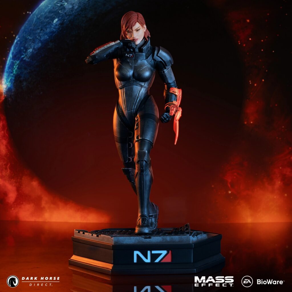 Estátua Comandante Sheppard N7 Day 2023 de Mass Effect