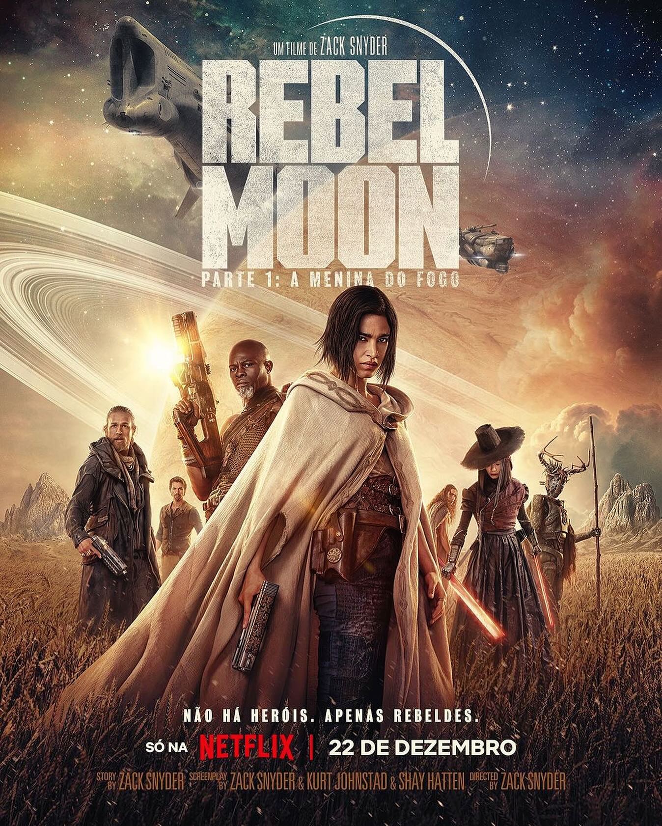 Rebel Moon: novo filme de Zack Snyder ganha trailer e data de estreia na  Netflix; veja!