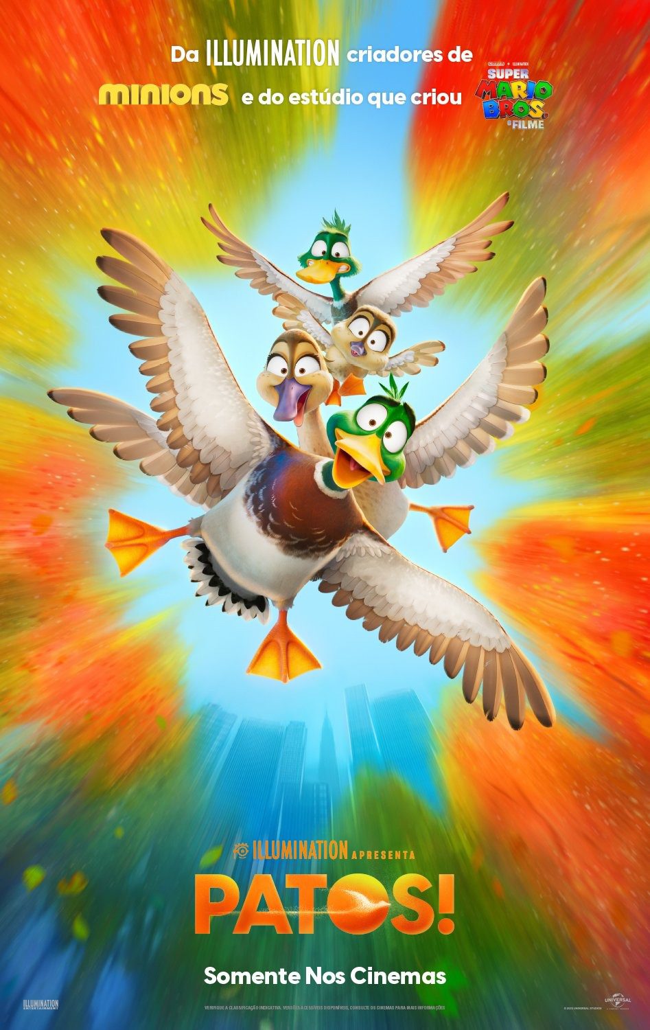 Patos!, do mesmo estúdio de Super Mario Bros. O Filme, ganha novo trailer -  Game Arena