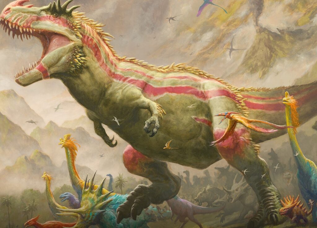 Parceria entre Magic: The Gathering As Cavernas de Ixalan e Jurassic World