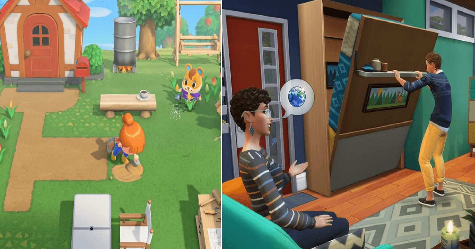 The Sims Animal Crossing