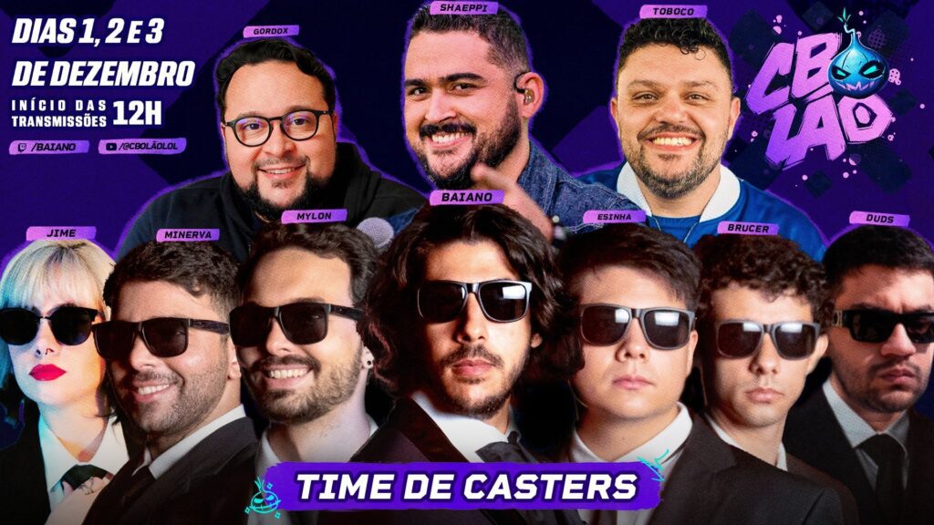 CBOLÃO 2023 confirma time de CoreJJ com FLAnalista, lol