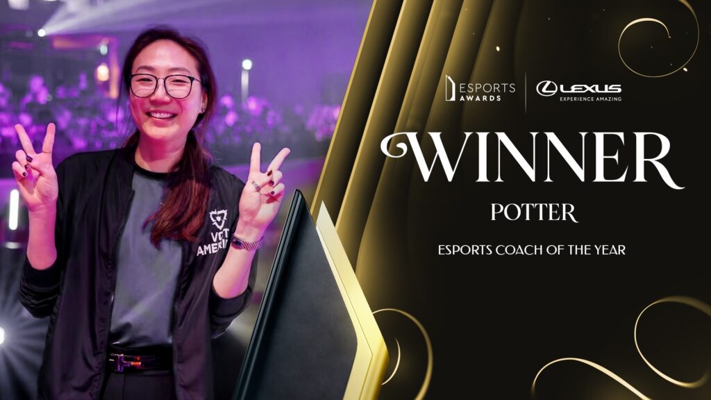 Esports Awards: Potter ganha prêmio de melhor coach de 2023