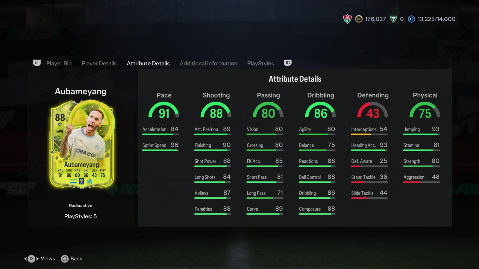 Guia de Ultimate Team Radioativo Aubameyang