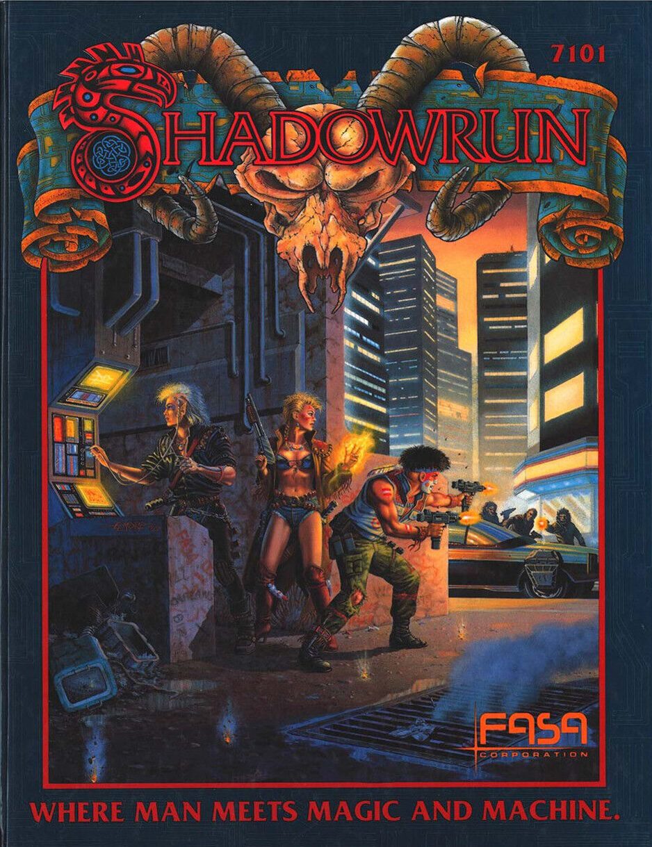 Shadowrun 1ª Edição Retorna Em Uma Nova Impressão!