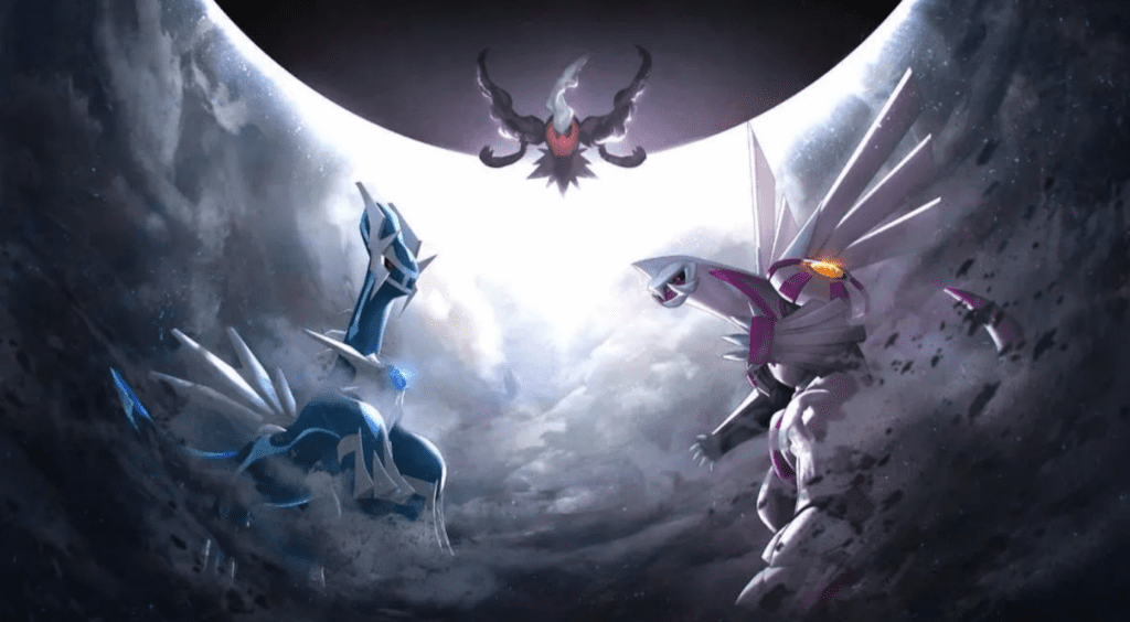Pokémon Scarlet e Violet Palkia, Dialga e Darkai