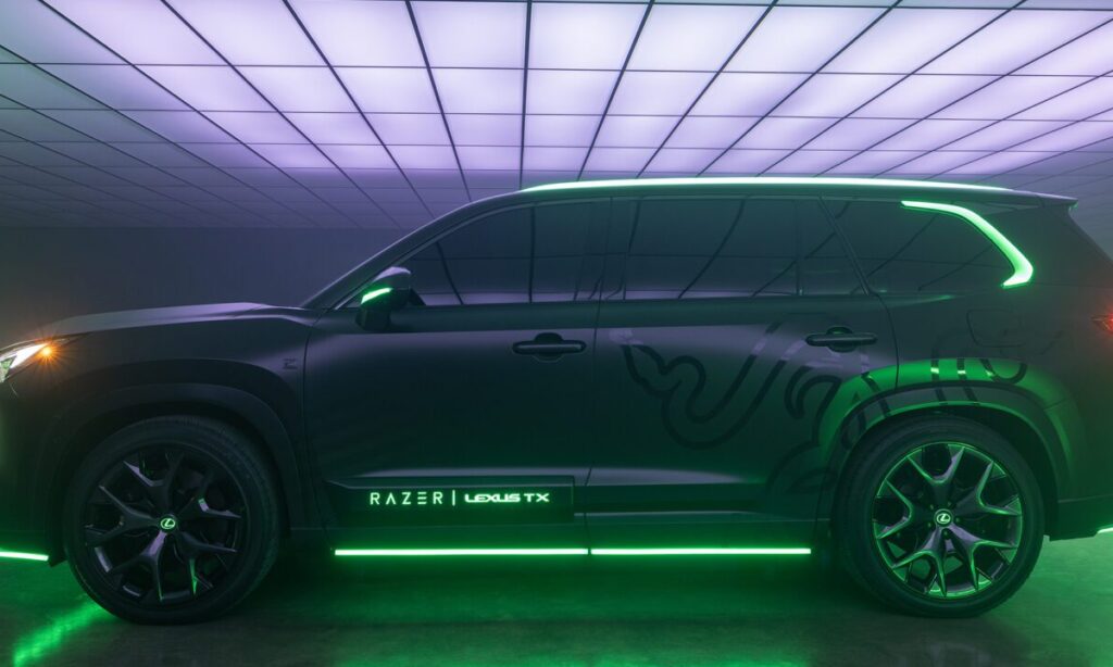 CES 2024: Razer e Lexus anunciam inusitada parceria para criação de carro gamer