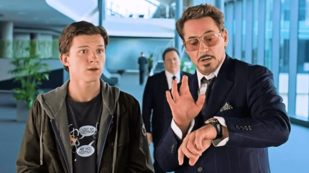 Marvel Tom Holland e Robert Downey Jr.