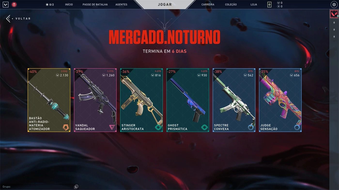 VALORANT terá Mercado Noturno ainda em janeiro Game Arena