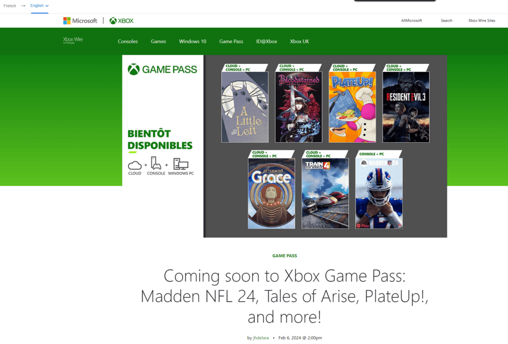 Xbox Game Pass